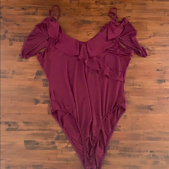 living doll Tops - Purple body suit / size 1